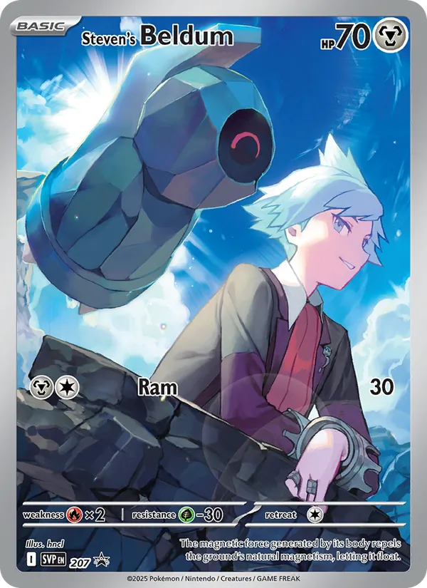 Steven's Beldum card