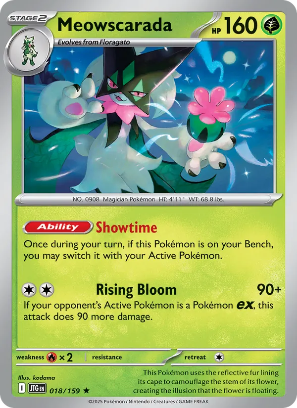 Meowscarada Pokémon card