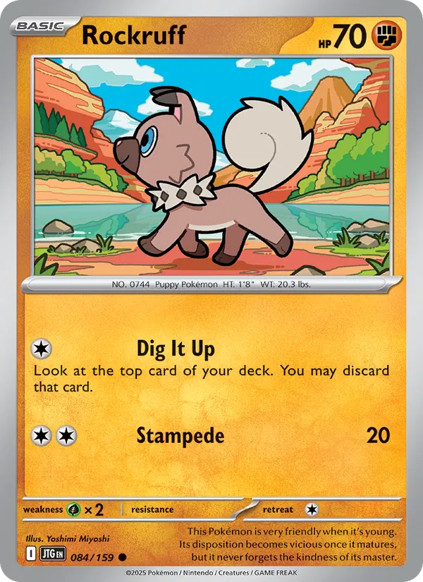 Rockruff card