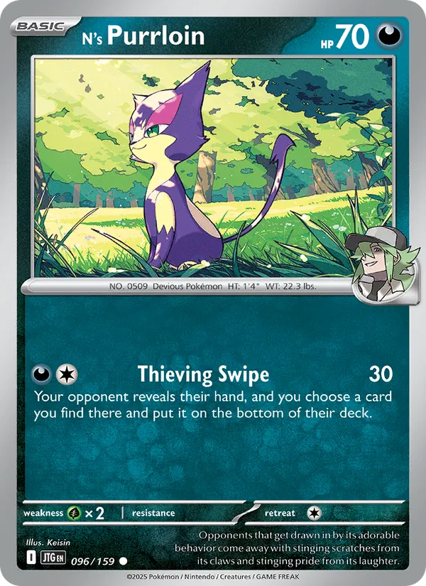 N's Purrloin card