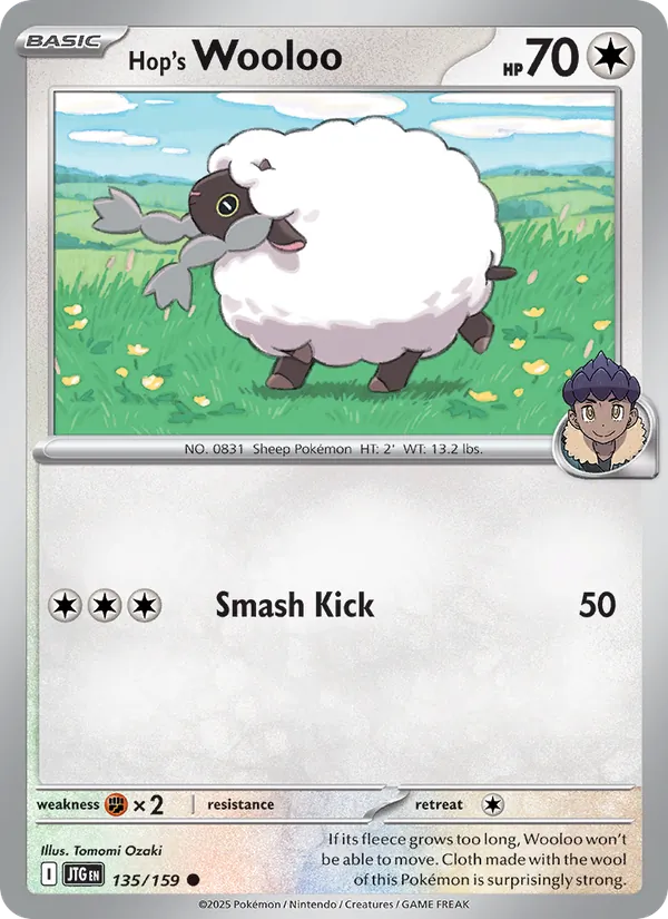 Hop's Wooloo Pokémon card