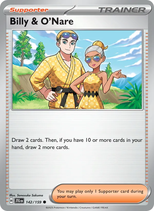 Billy & O'Nare card