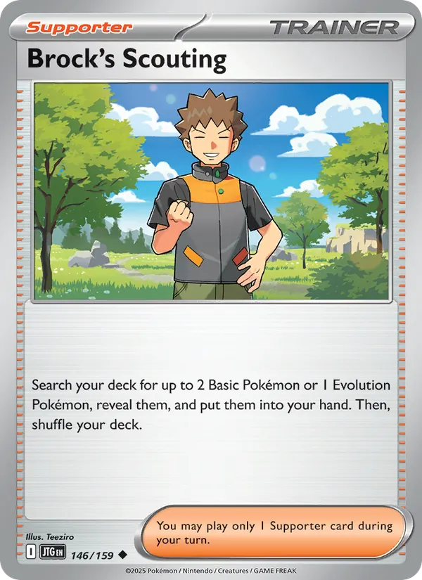 Brock's Scouting card