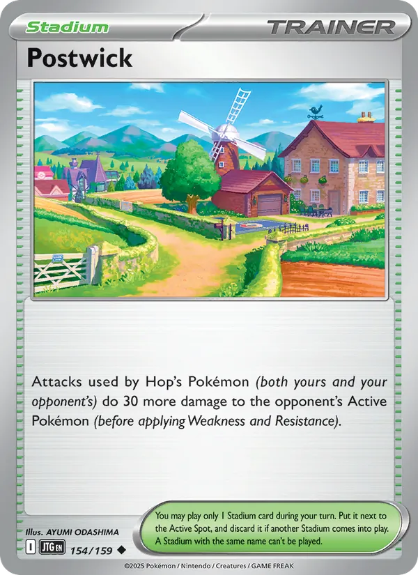 Postwick card