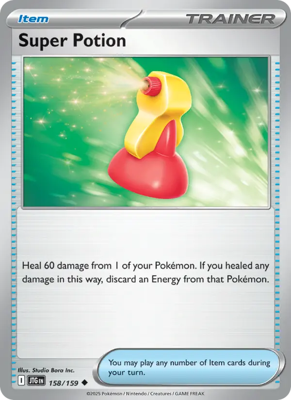 Super Potion Pokémon card