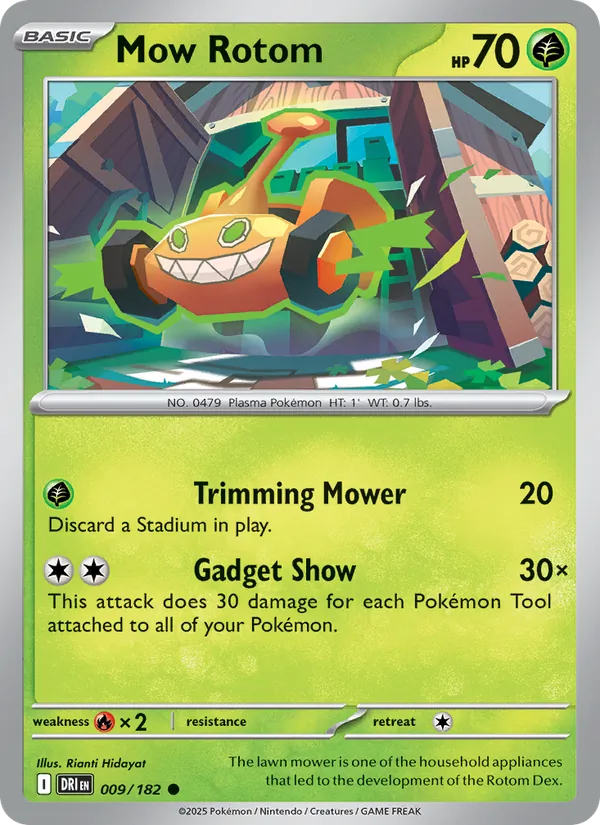 Mow Rotom card