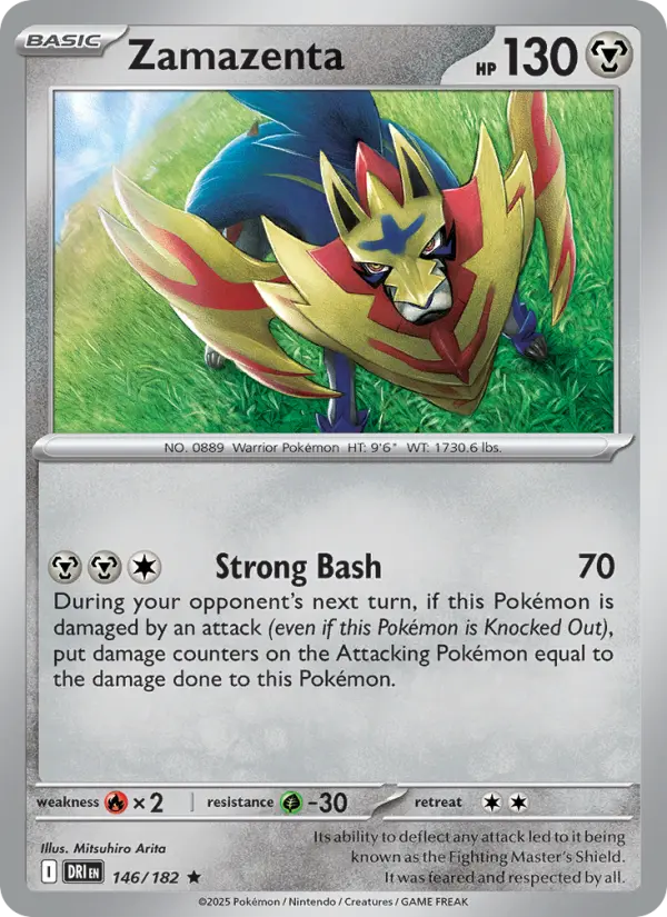 Zamazenta Pokémon card
