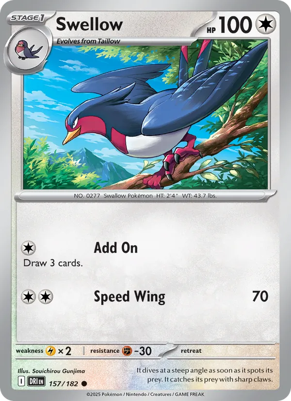 Swellow card