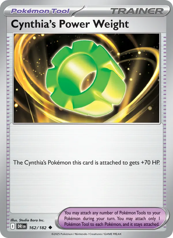Cynthia's Power Weight card