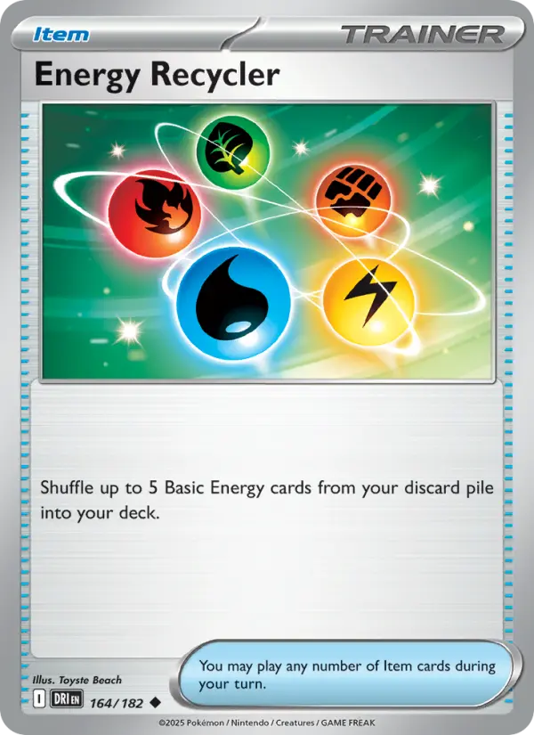 Energy Recycler Pokémon card