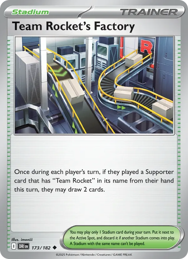 Team Rocket's Factory card
