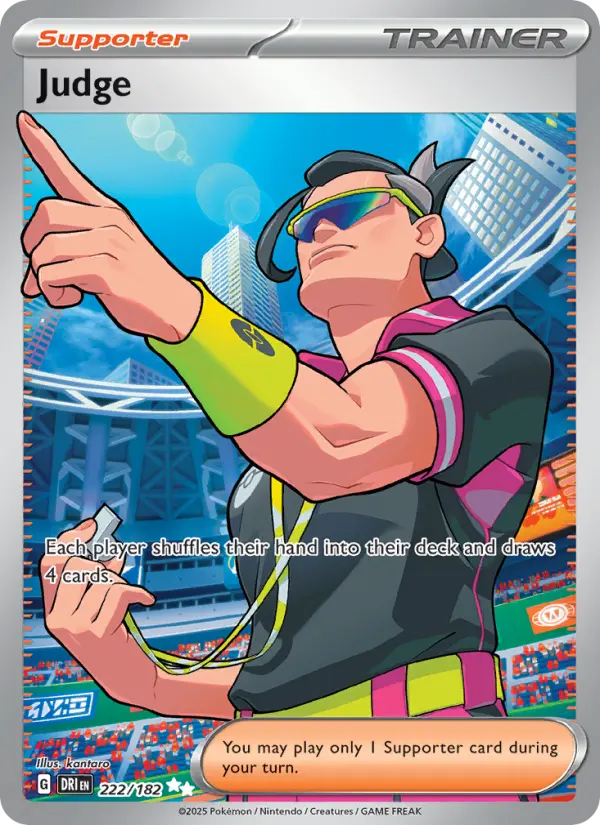 Judge Pokémon card