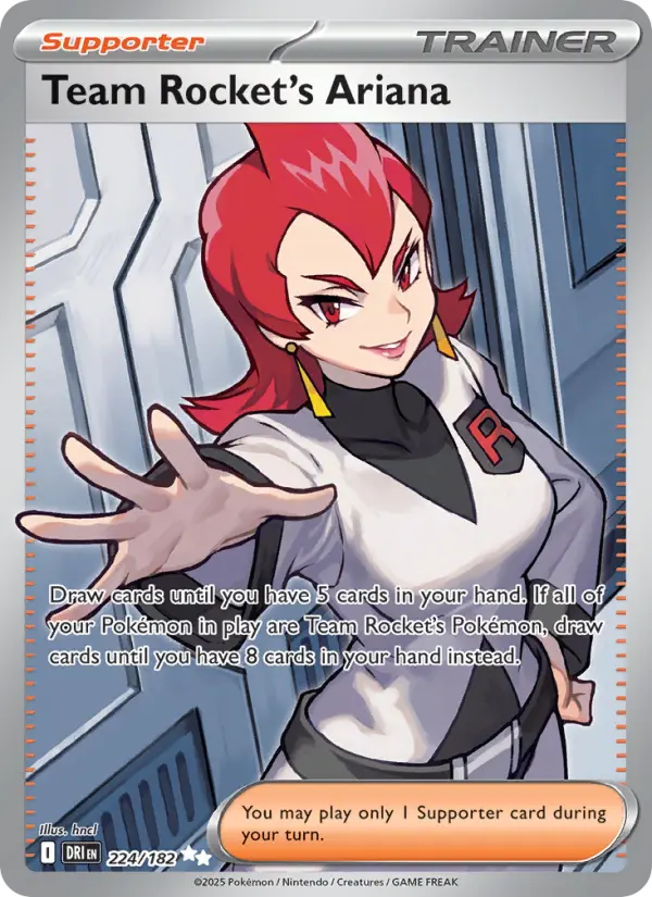 Team Rocket's Ariana Pokémon card