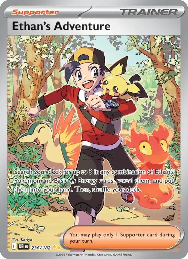 Ethan's Adventure Pokémon card