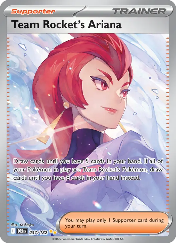 Team Rocket's Ariana Pokémon card