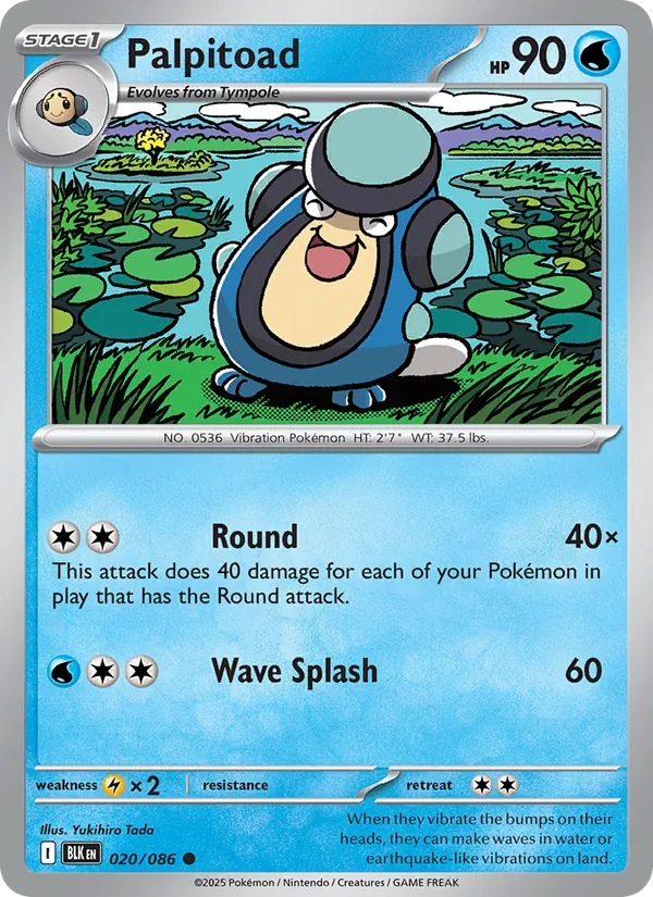 Palpitoad card