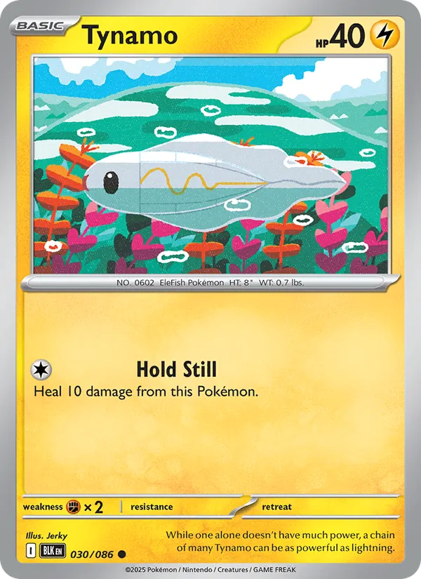 Tynamo Pokémon card
