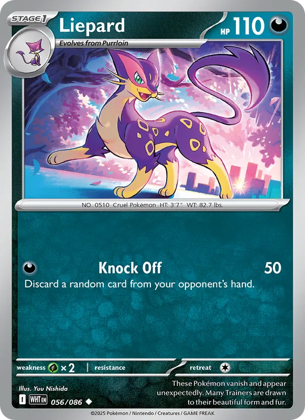 Liepard Pokémon card