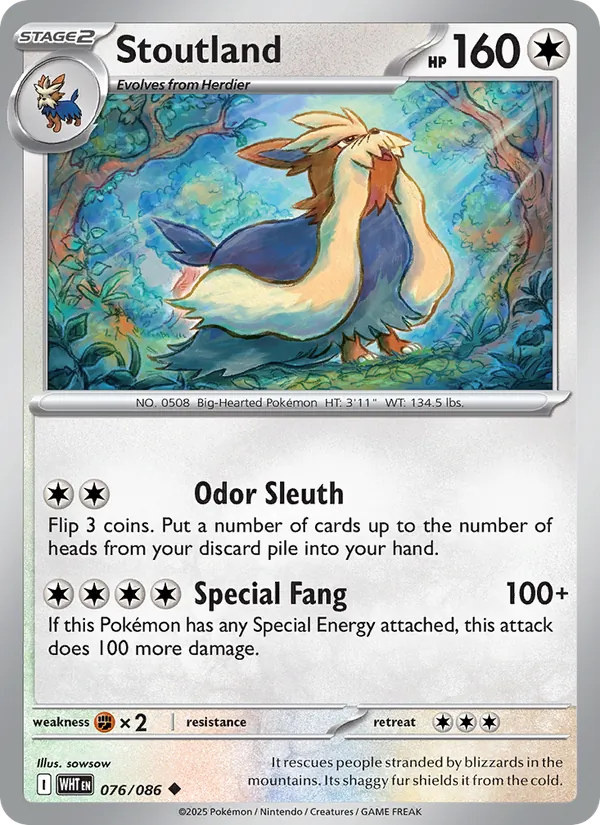 Stoutland card
