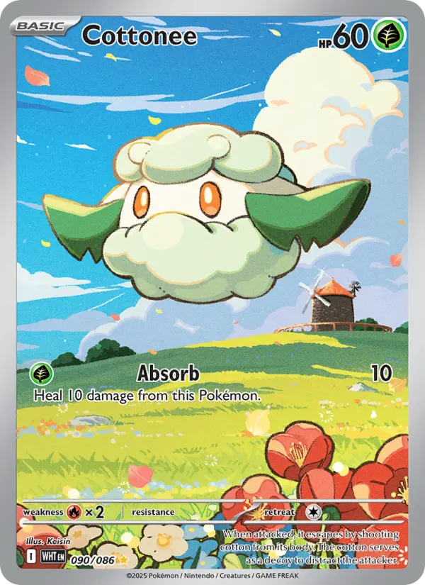 Cottonee Pokémon card