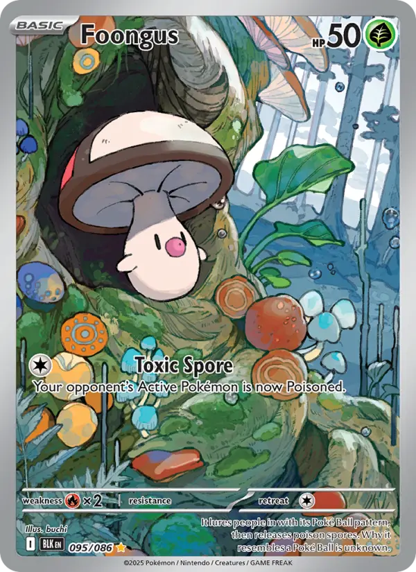 Foongus Pokémon card