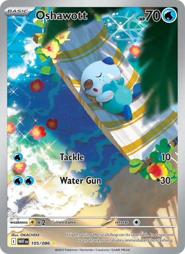 Oshawott Pokémon card