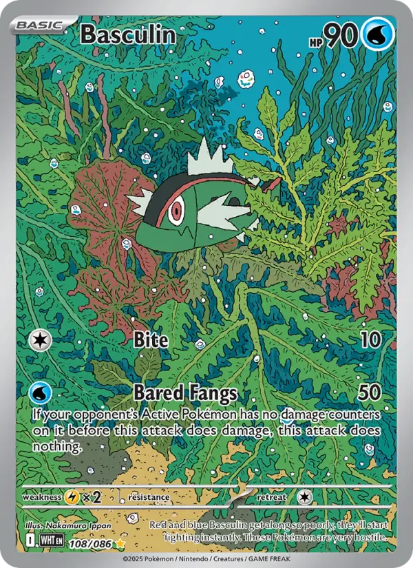 Basculin Pokémon card