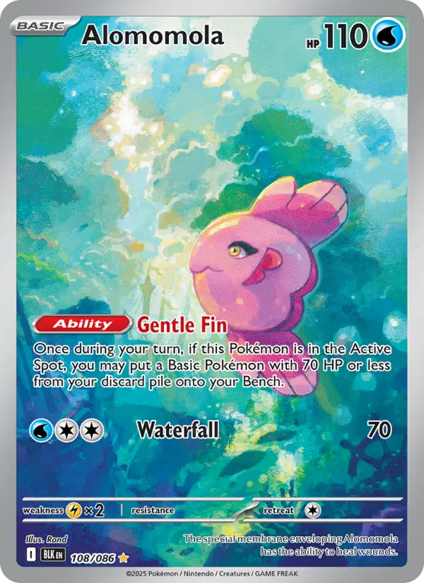 Alomomola Pokémon card