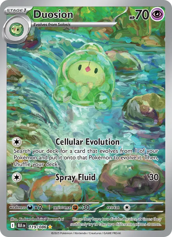 Duosion Pokémon card