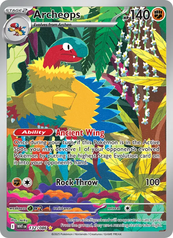 Archeops Pokémon card