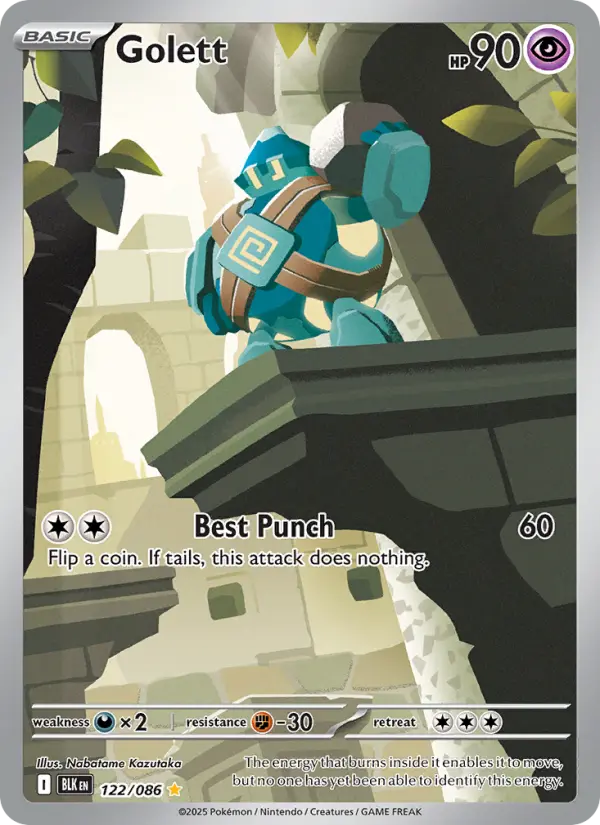 Golett Pokémon card