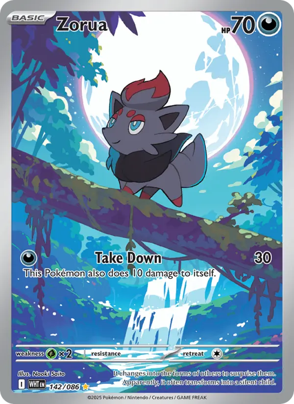 Zorua Pokémon card