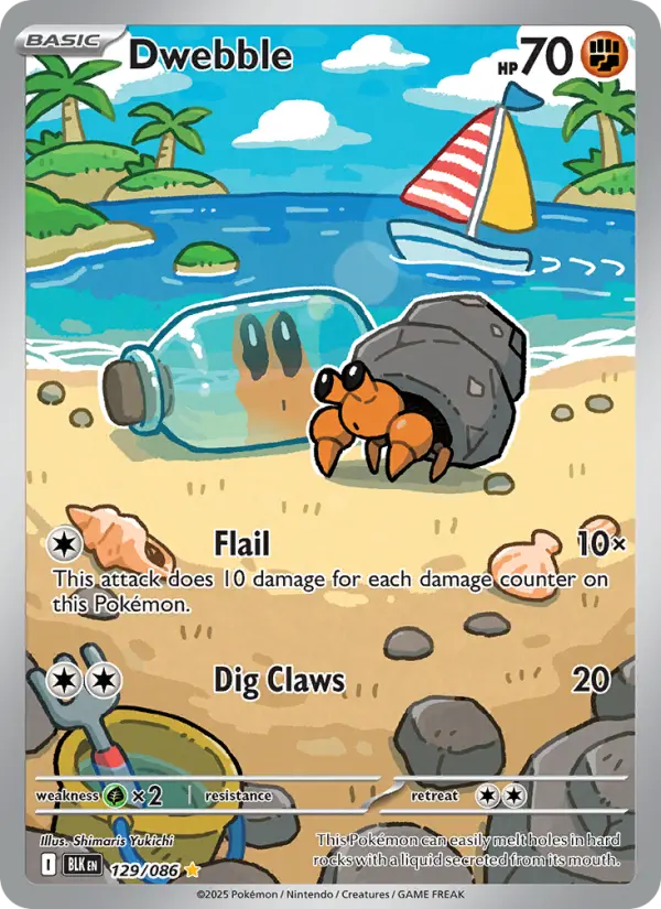 Dwebble Pokémon card