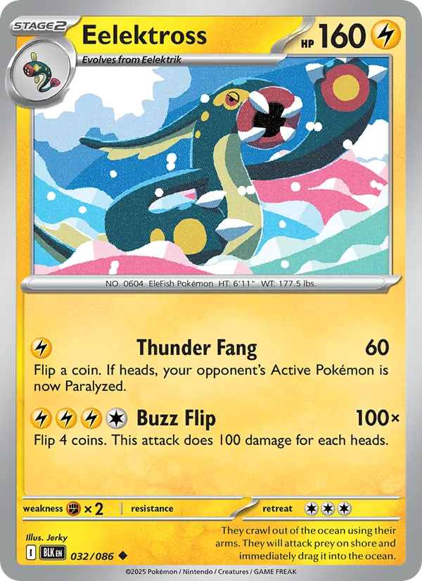 Eelektross Pokémon card