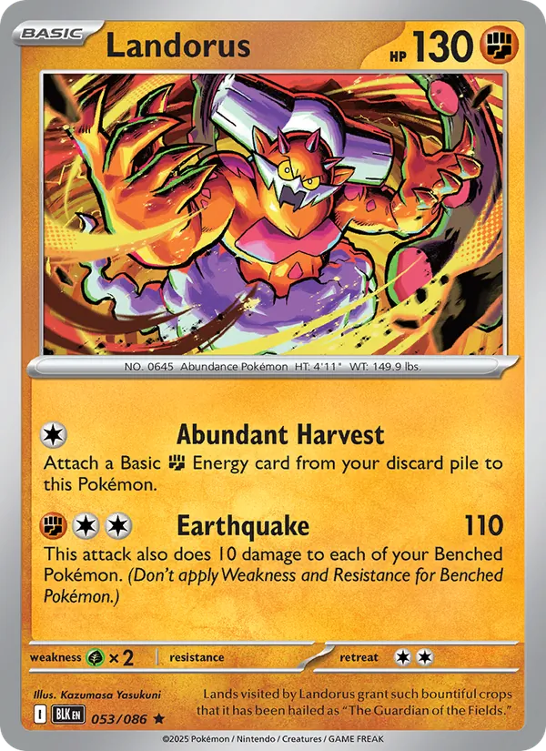 Landorus Pokémon card