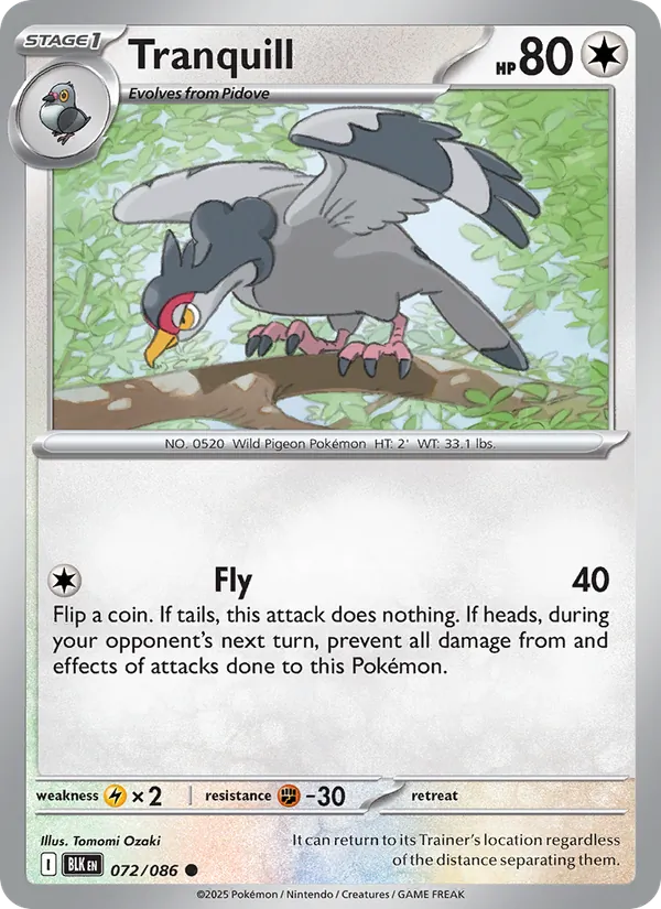 Tranquill card