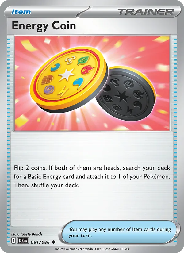 Energy Coin card