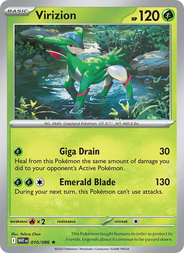 Virizion card