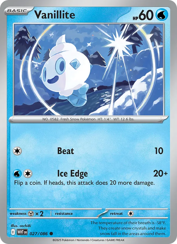 Vanillite card