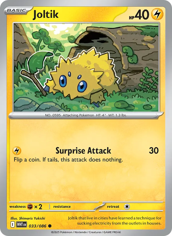 Joltik Pokémon card