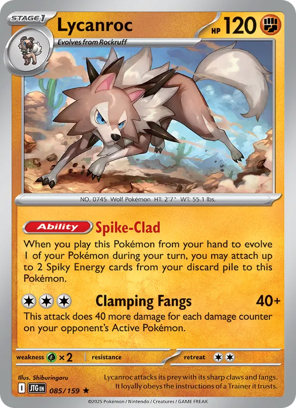 Lycanroc card