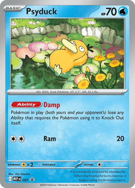Psyduck Pokémon card