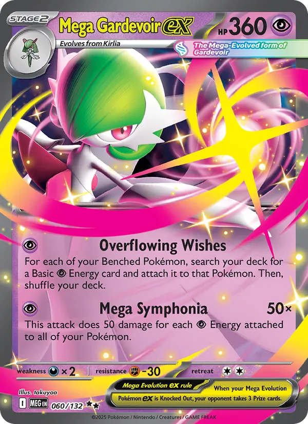 Mega Gardevoir ex Pokémon card