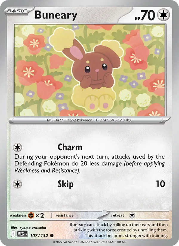 Buneary Pokémon card