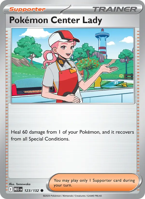 Pokémon Center Lady Pokémon card