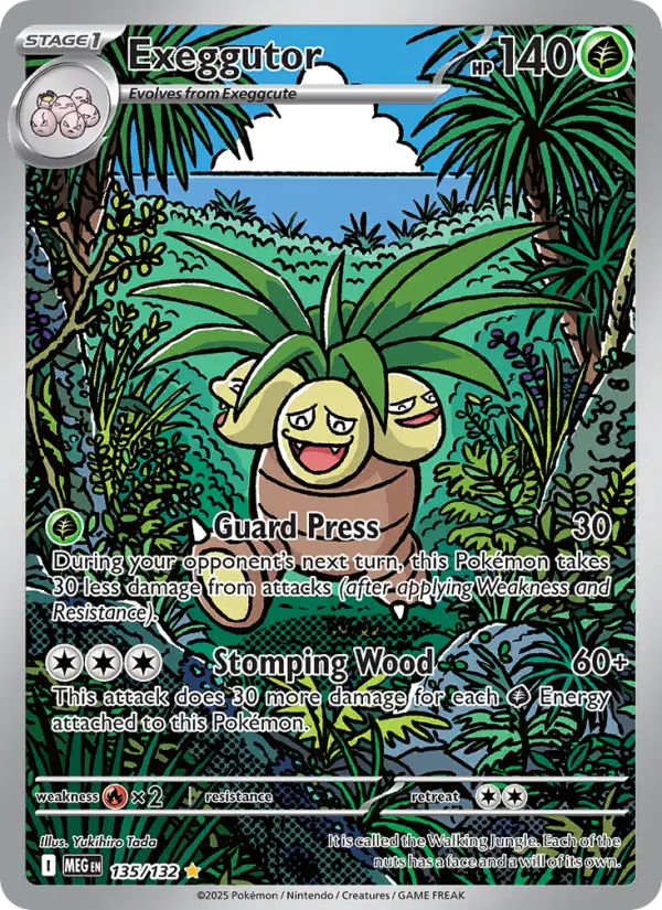 Exeggutor Pokémon card