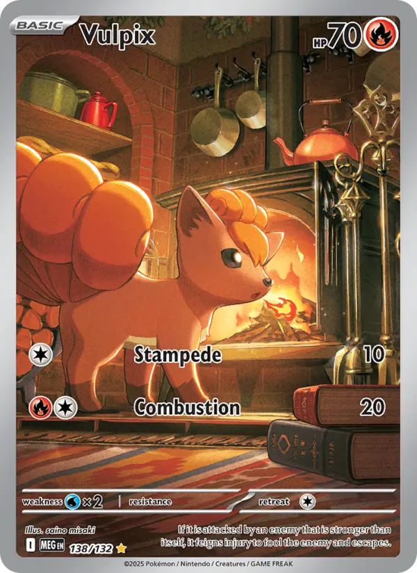 Vulpix Pokémon card