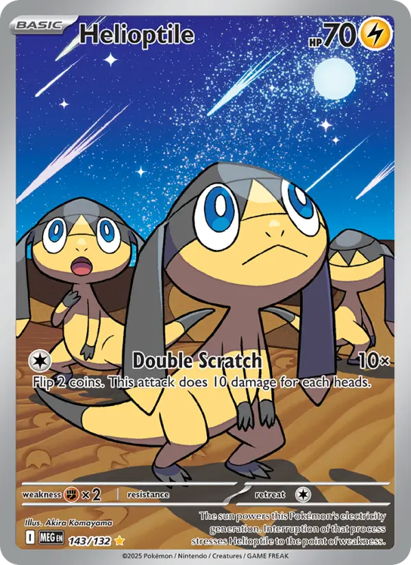 Helioptile Pokémon card