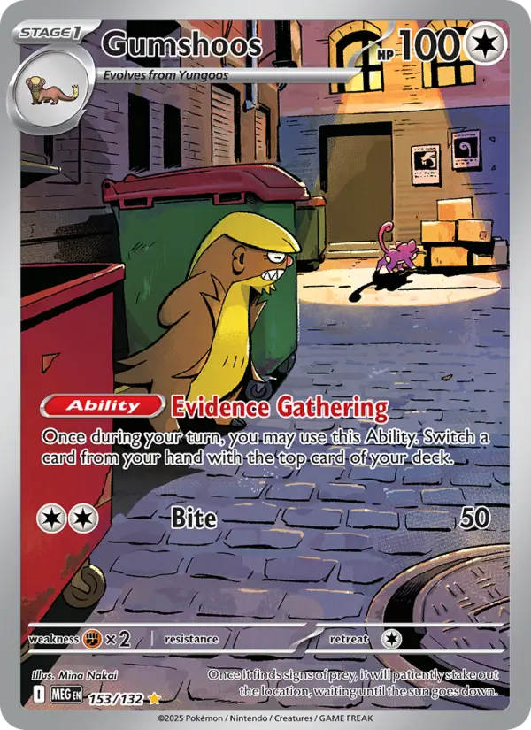 Gumshoos Pokémon card