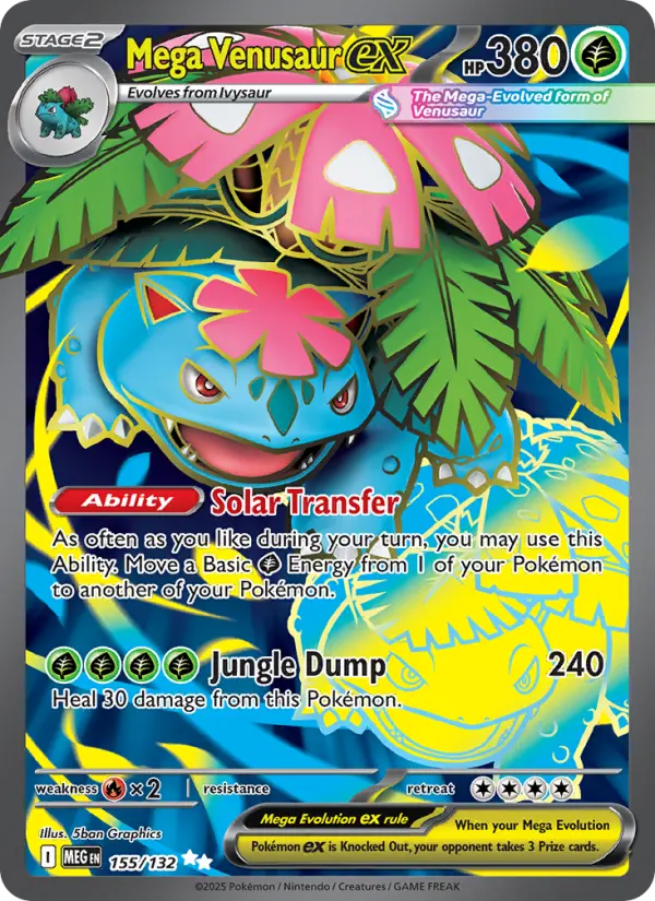 Mega Venusaur ex Pokémon card